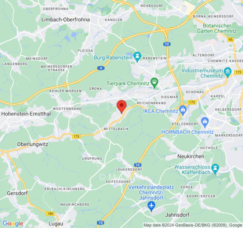 Ruhiger Stellplatz/Zeltwiese am Rand von Chemnitz