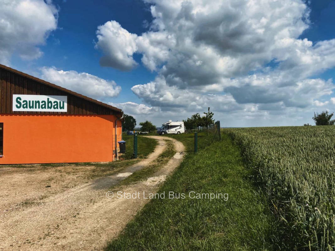 Pitch in East Thuringia in the countryside, at the joinery 3