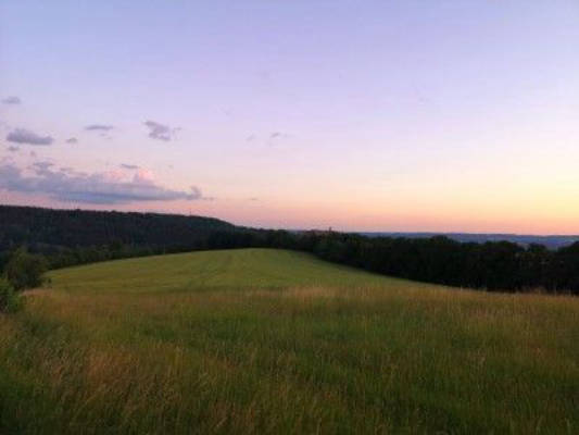 Farm pitch with view of Plassenburg Castle