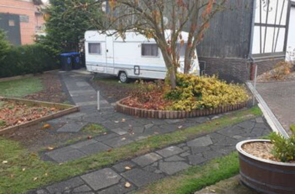 Camping at the farm and garden