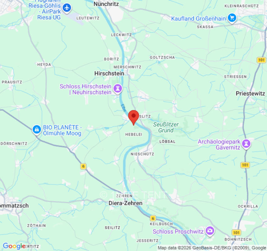 Zeltplatz in Diera-Zehren