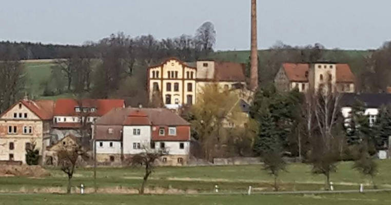 Motorhome parking at the "Alten Weberei Ebersbach"