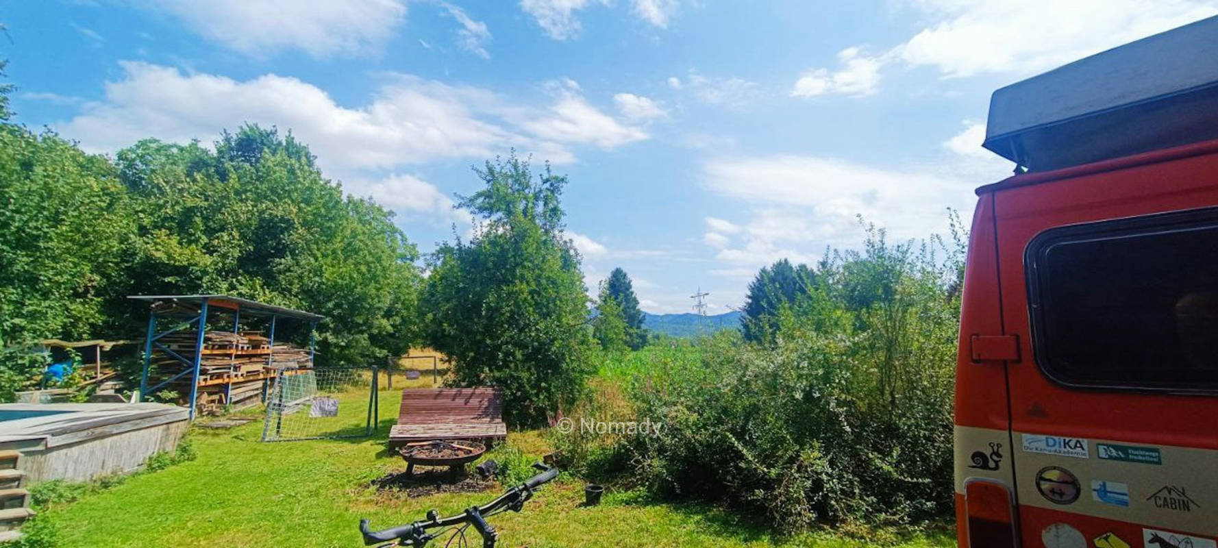 Platz im Grünen bei Freiburg