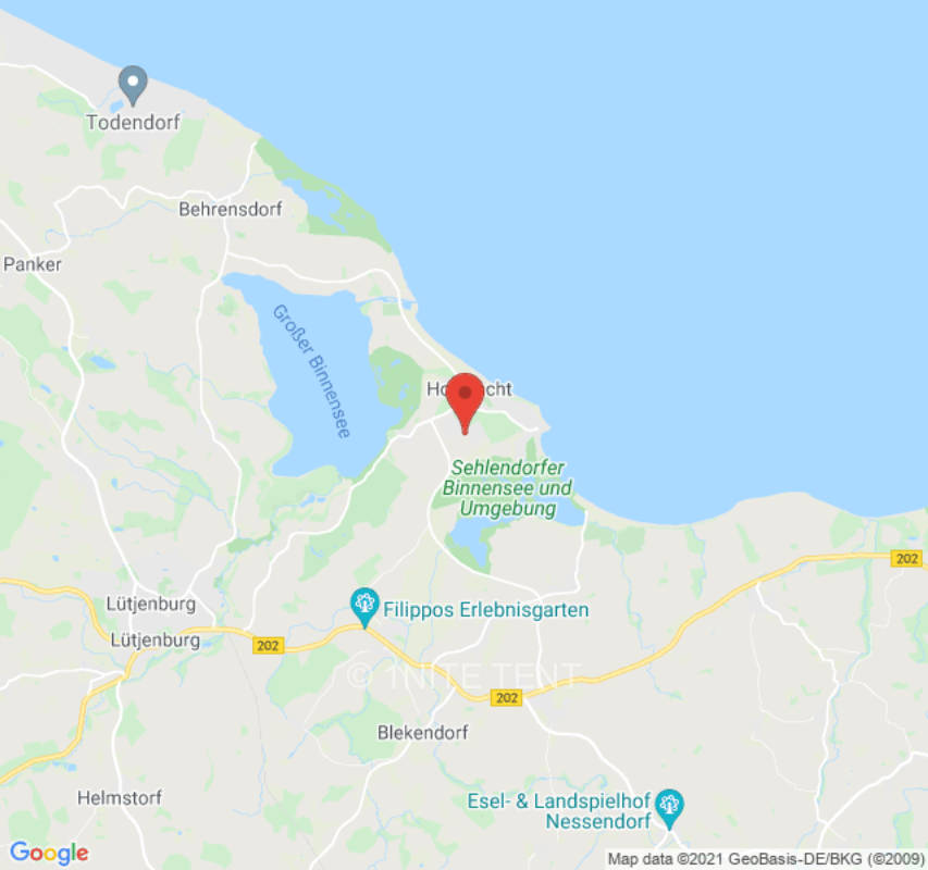 Campground in Hohwacht (Baltic Sea)