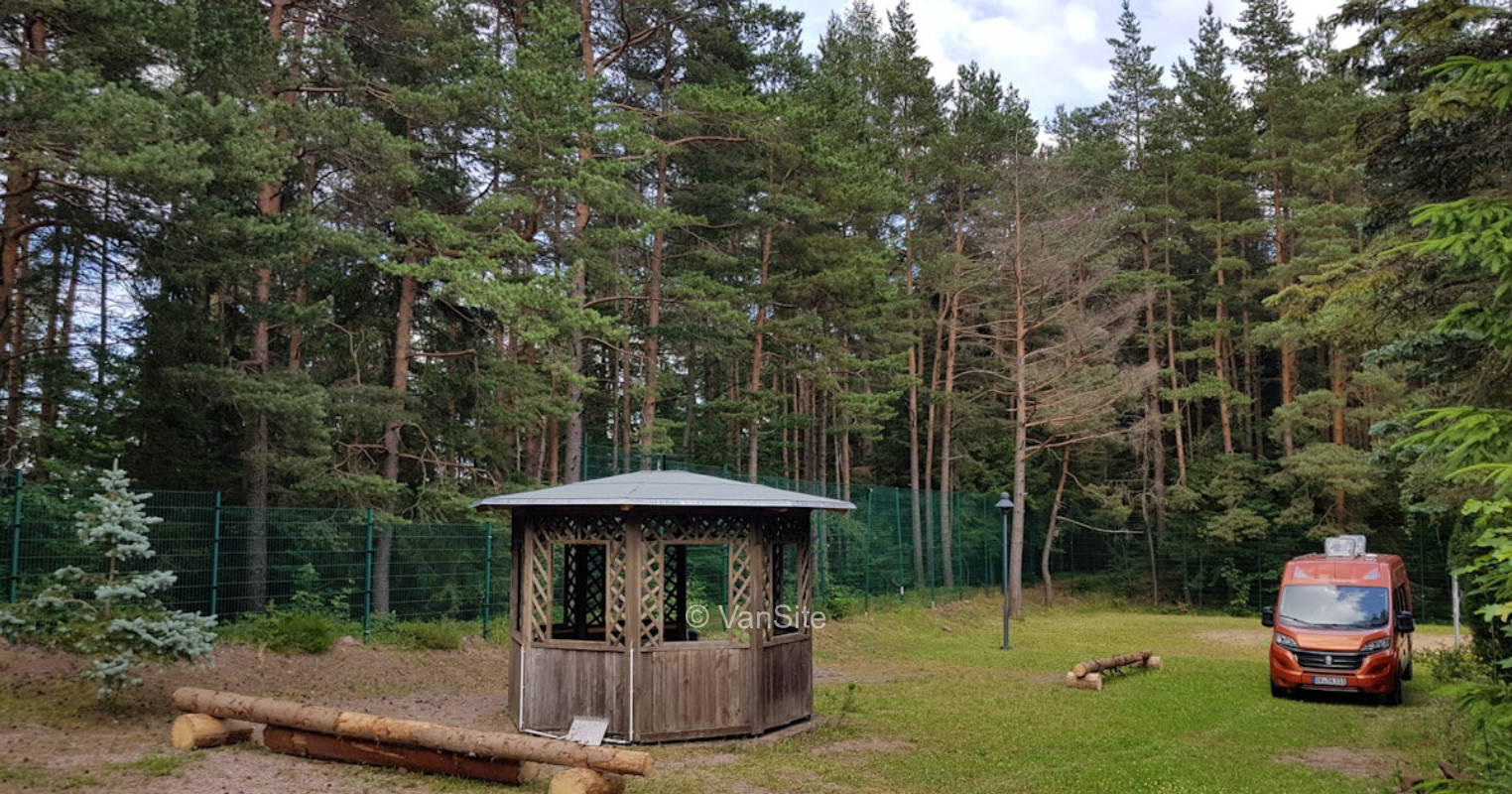 Stellplatz im Feriencamp Ilmenau Roda