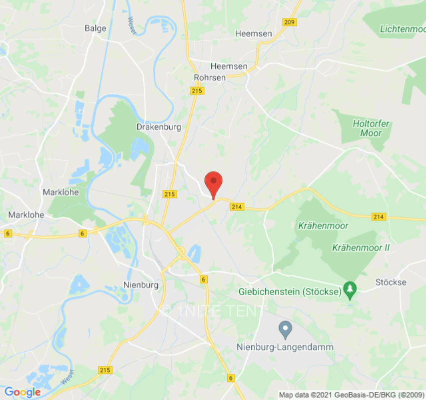 Zeltplatz in Nienburg/Weser, privater Stellplatz