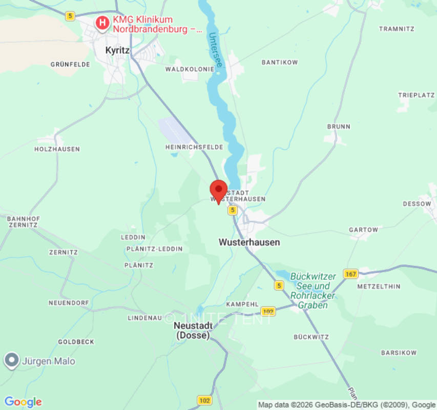 Zeltplatz in Wusterhausen/Dosse