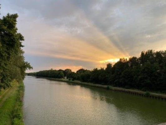 Hof am Mittellandkanal im Münsterland