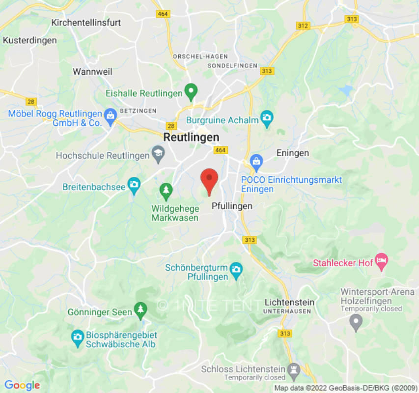 Zeltplatz in Pfullingen