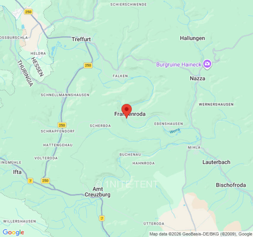 Zeltplatz in Frankenroda