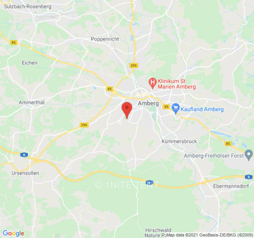 Zeltplatz in Amberg, privater Stellplatz