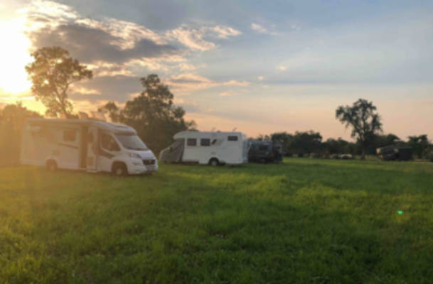 Camping on the idyllic Lahn