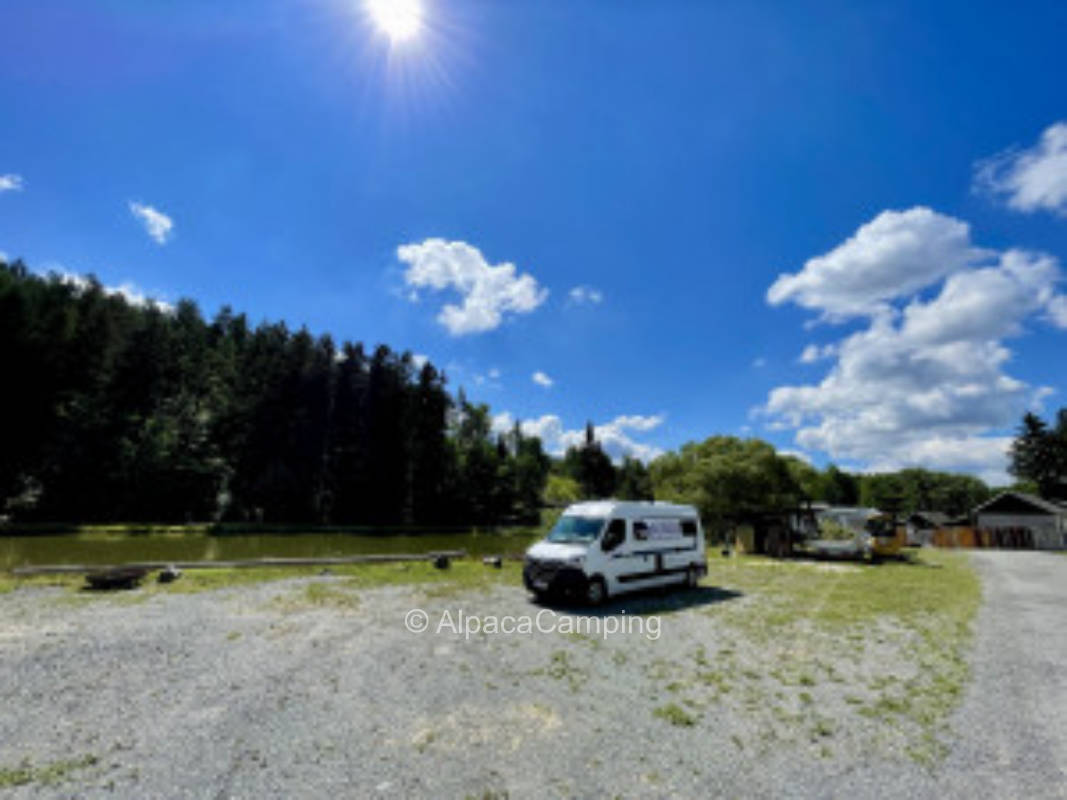 Idyllischer Stellplatz mit Blick auf das Ebersbachtal #1