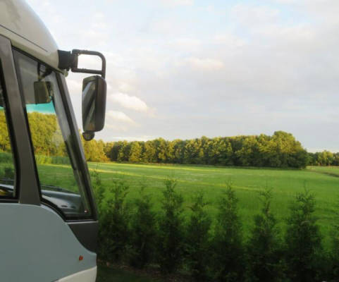 Motorhome pitch with electrical connection (Campspace 4992)