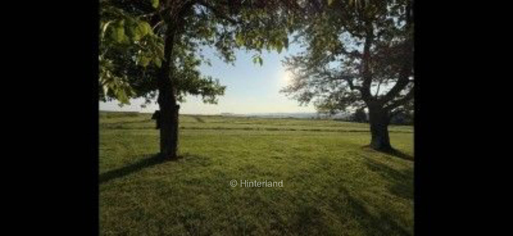Pitch on the outskirts of the village with a wide view