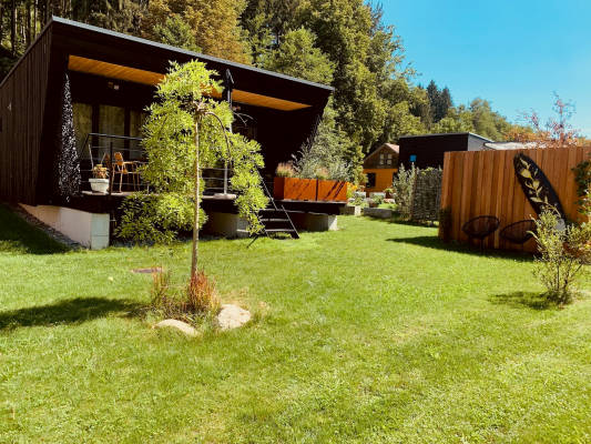 Eco tiny house in the forest