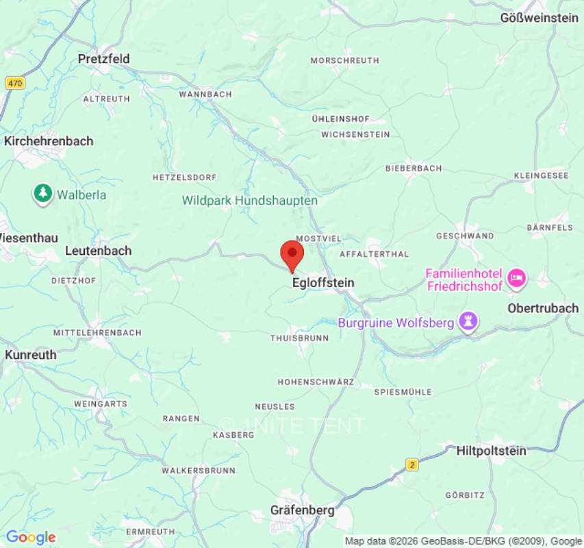 Zeltplatz in Egloffstein