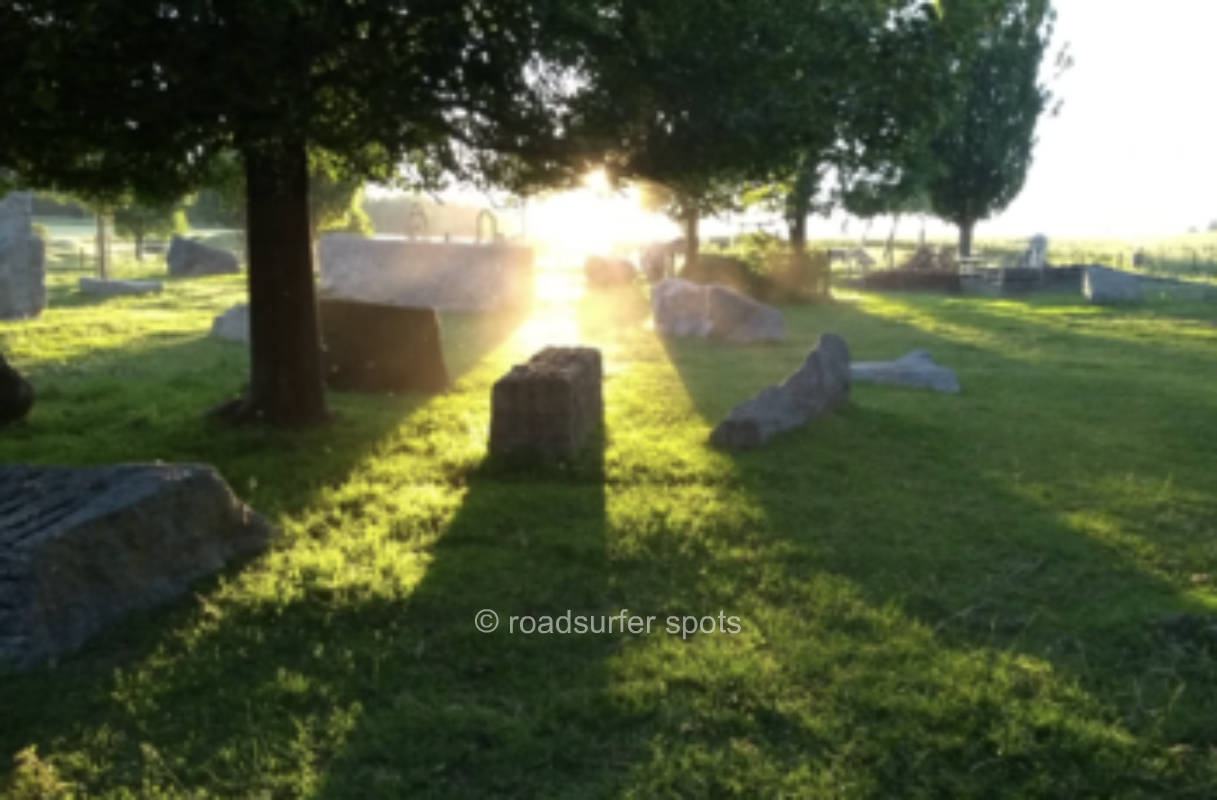 Camping im Skulpturenpark