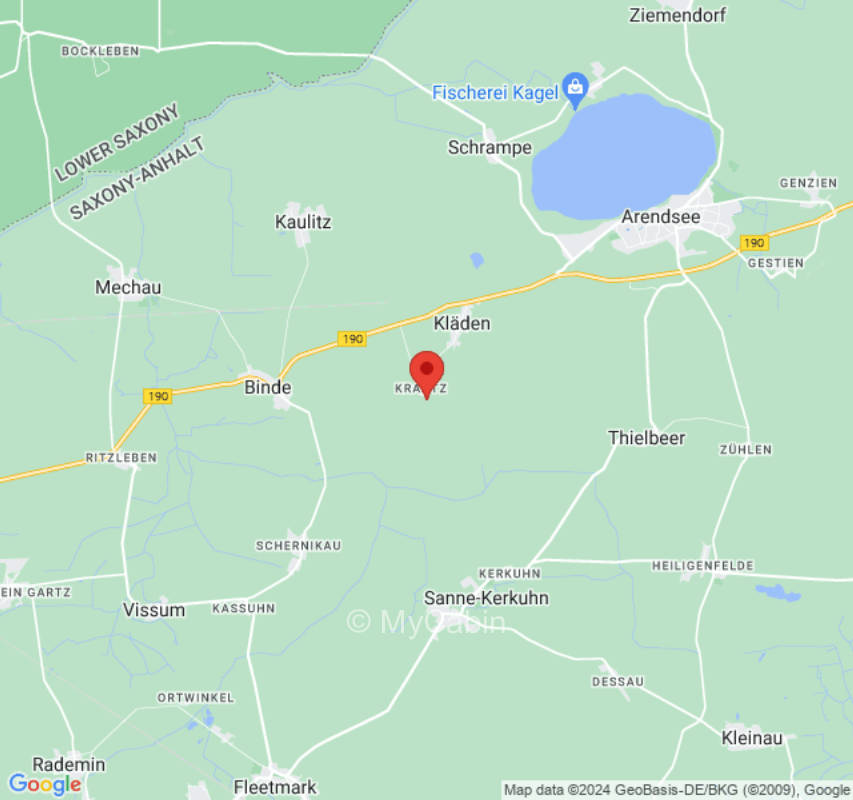 Nähe Arendsee mit Alpakas in idyllischer Lage