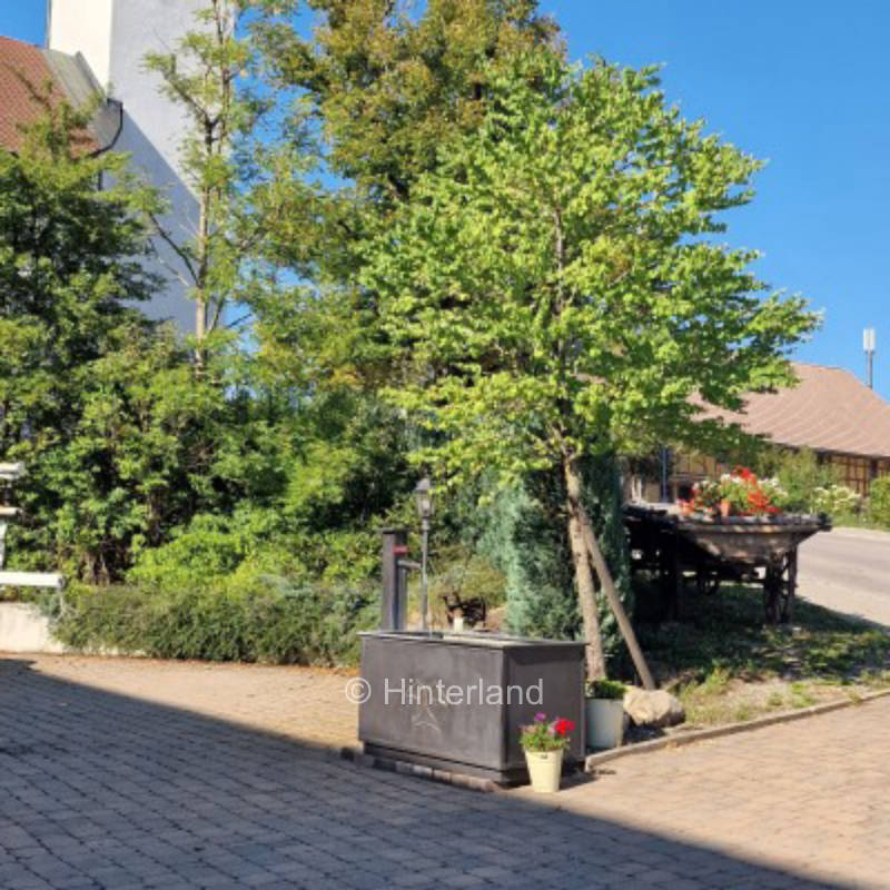 Stellplatz im Dorf und nur 30 Minuten zum Bodensee