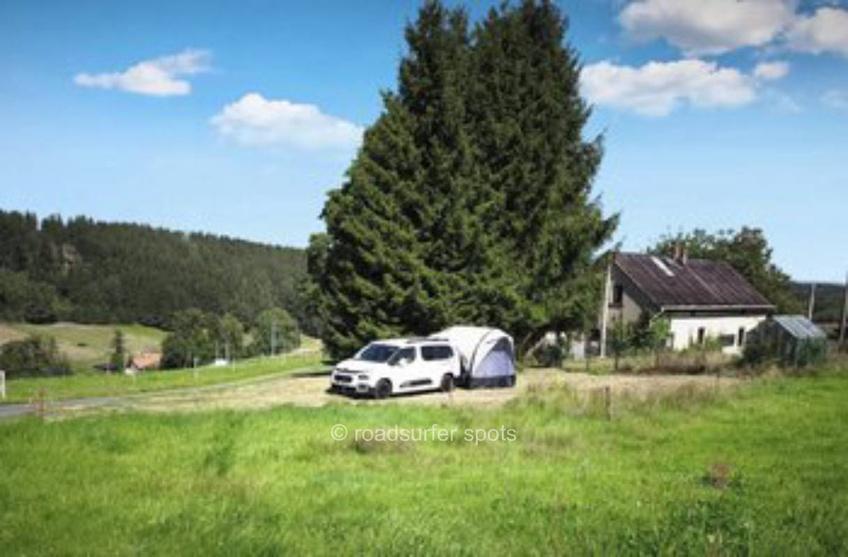 Camping in Alleinlage mit Sternenhimmel