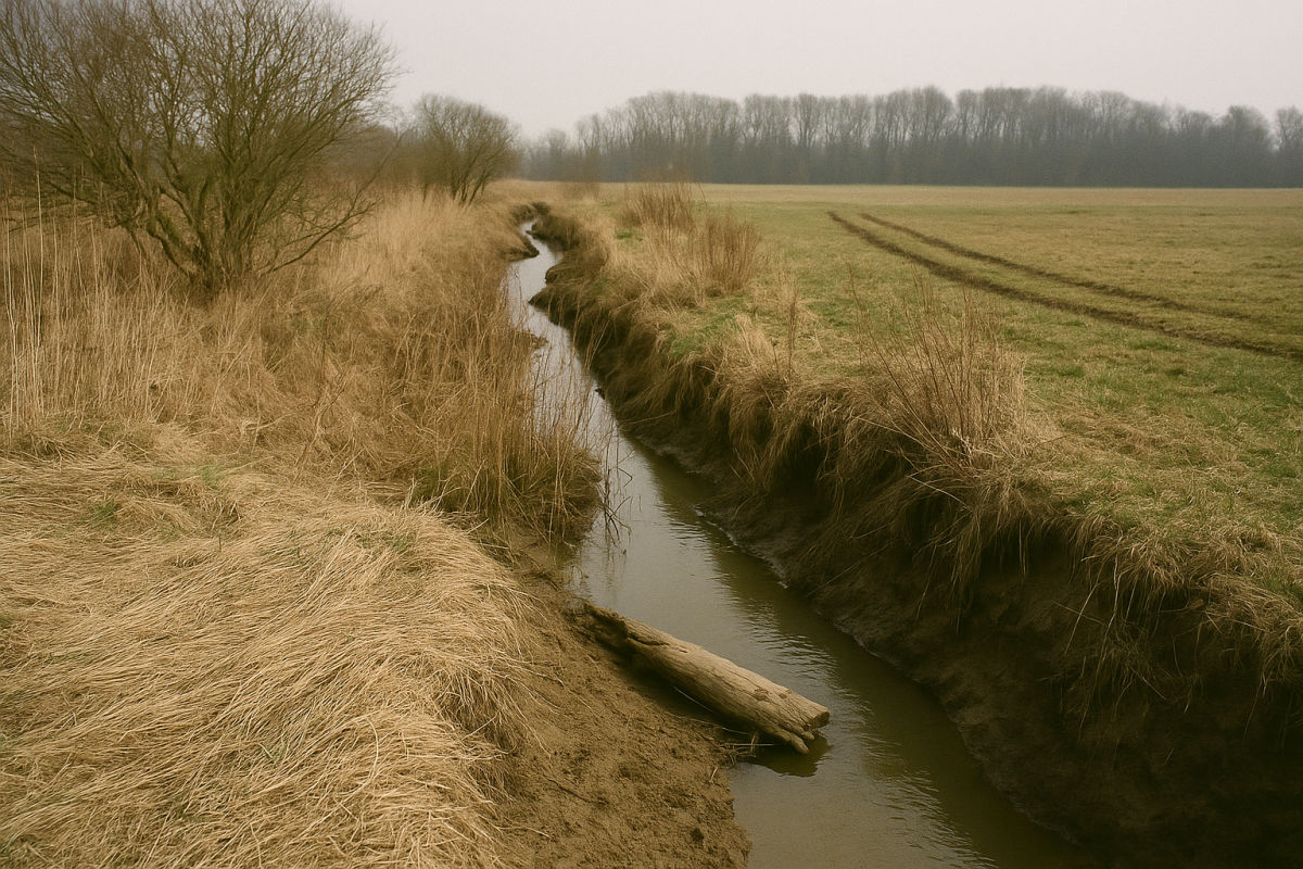 Das Hessische Ried – KI-generiertes Symbolbild