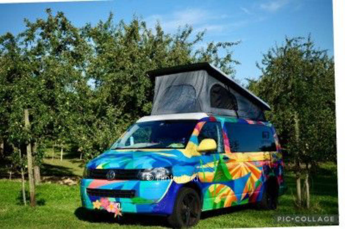 Bodensee Stellplatz  - Schlafen u.d. Apfelbäumen 