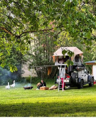 Rappengarten: Nature camping between forest and stream