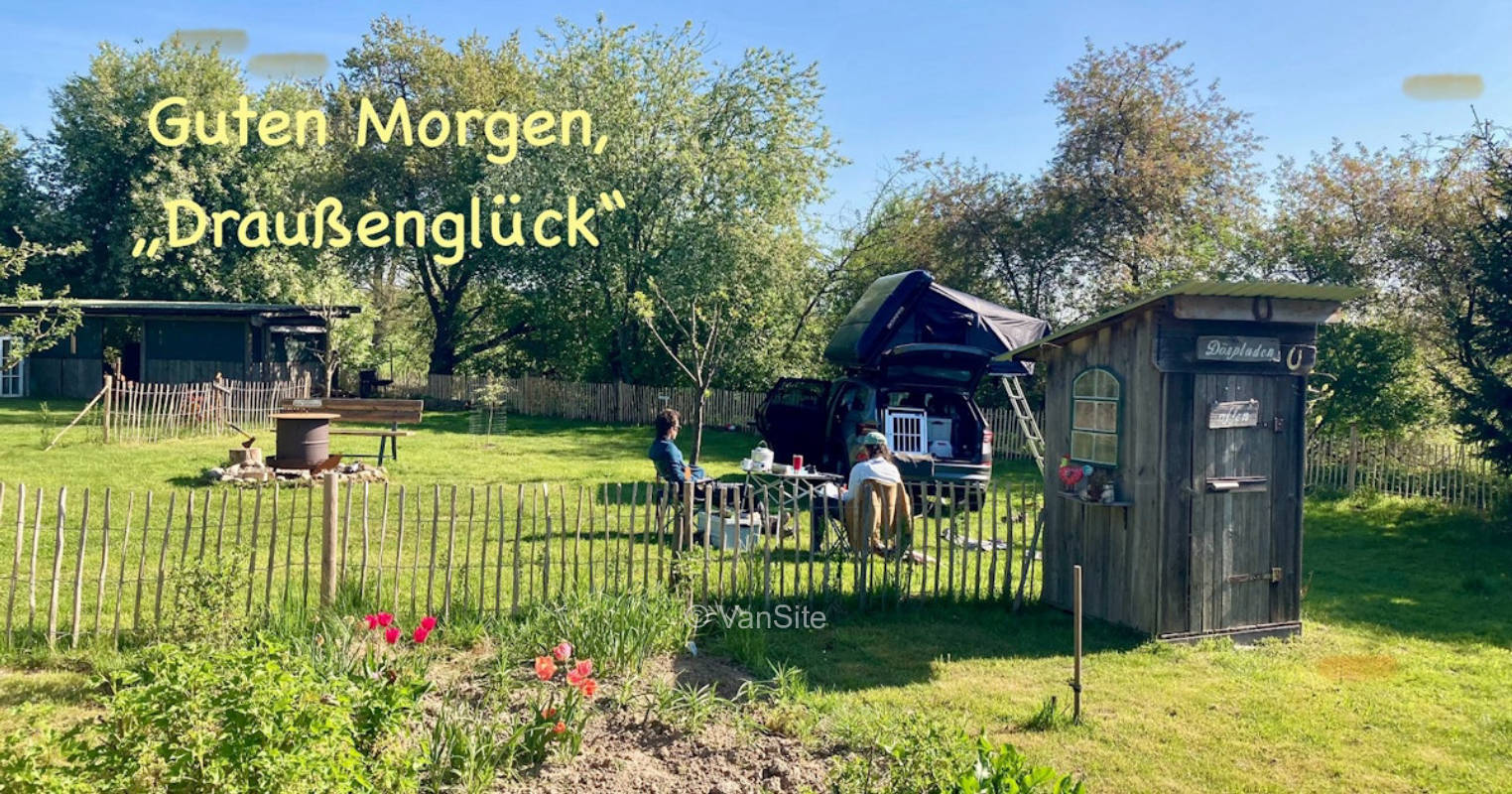 Draußenglück - ganz entzückt - am Kritzower See 1