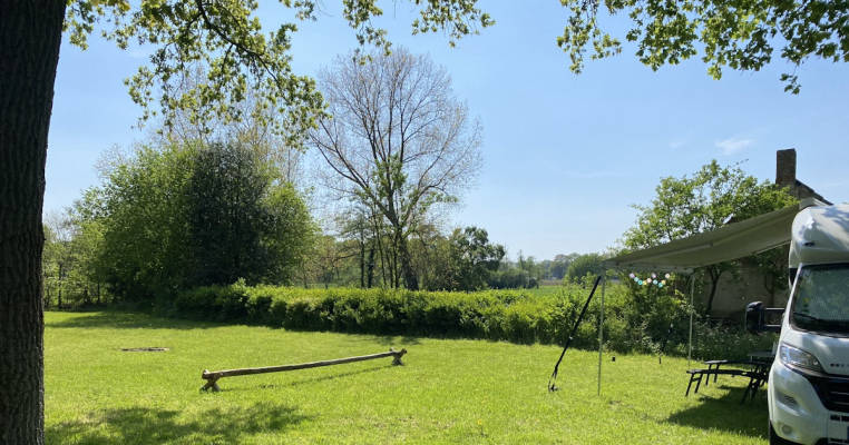 Idyllic Country Estate Meadow in the Emsland