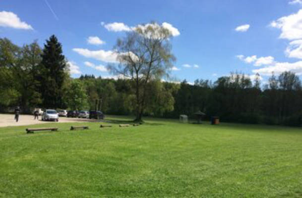 Schönes Plätzchen an der Wiese, direkt am Fluß