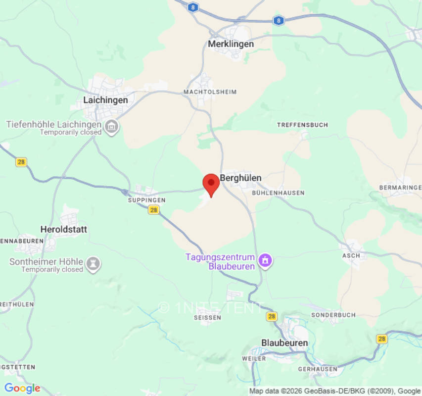 Zeltplatz in Berghülen