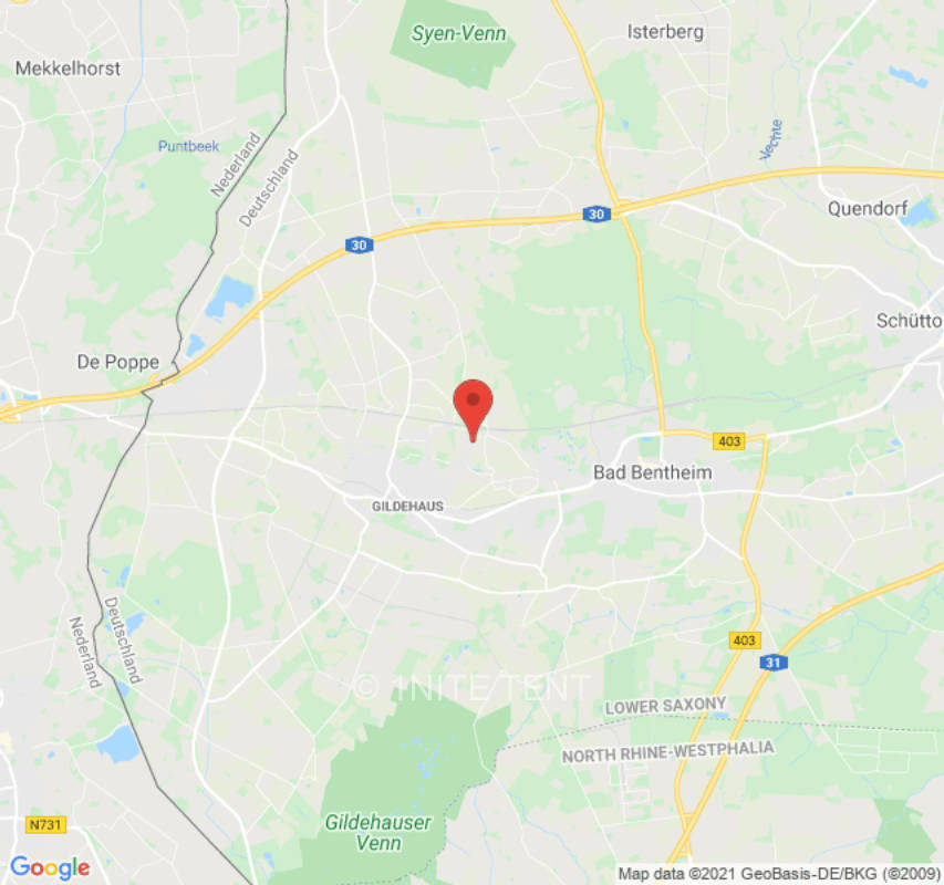 Zeltplatz in Bad Bentheim, privater Stellplatz