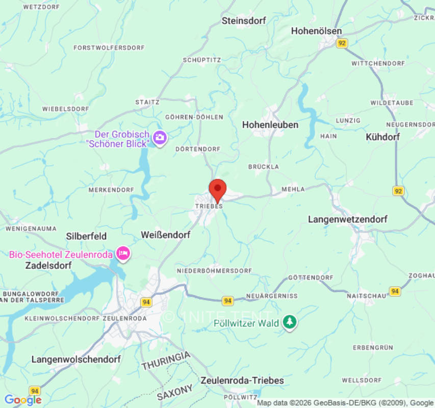 Zeltplatz in Zeulenroda-Triebes