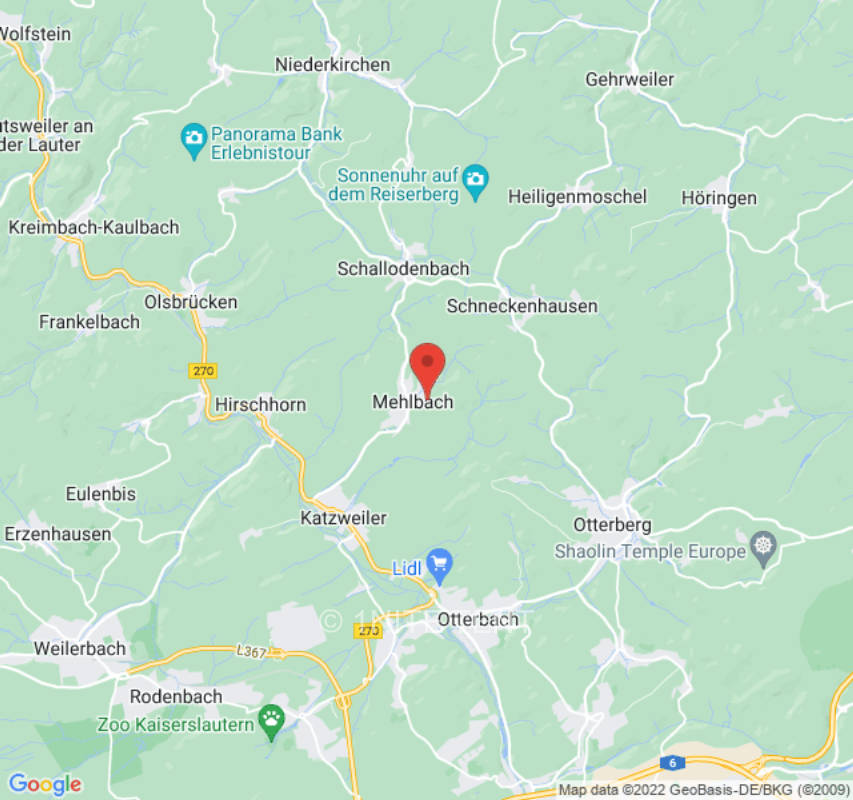 Zeltplatz in Mehlbach