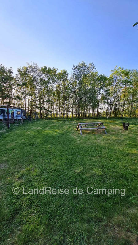 Pitch at forest and meadow in the beautiful Westerwald