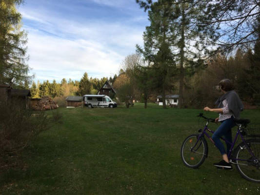 Camping in the Fichtelgebirge - idyllic seclusion