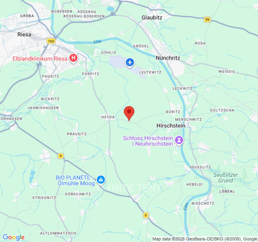 Zeltplatz in Hirschstein