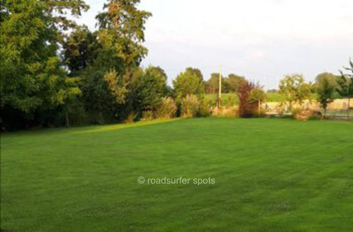 Campen in schöner Landschaft