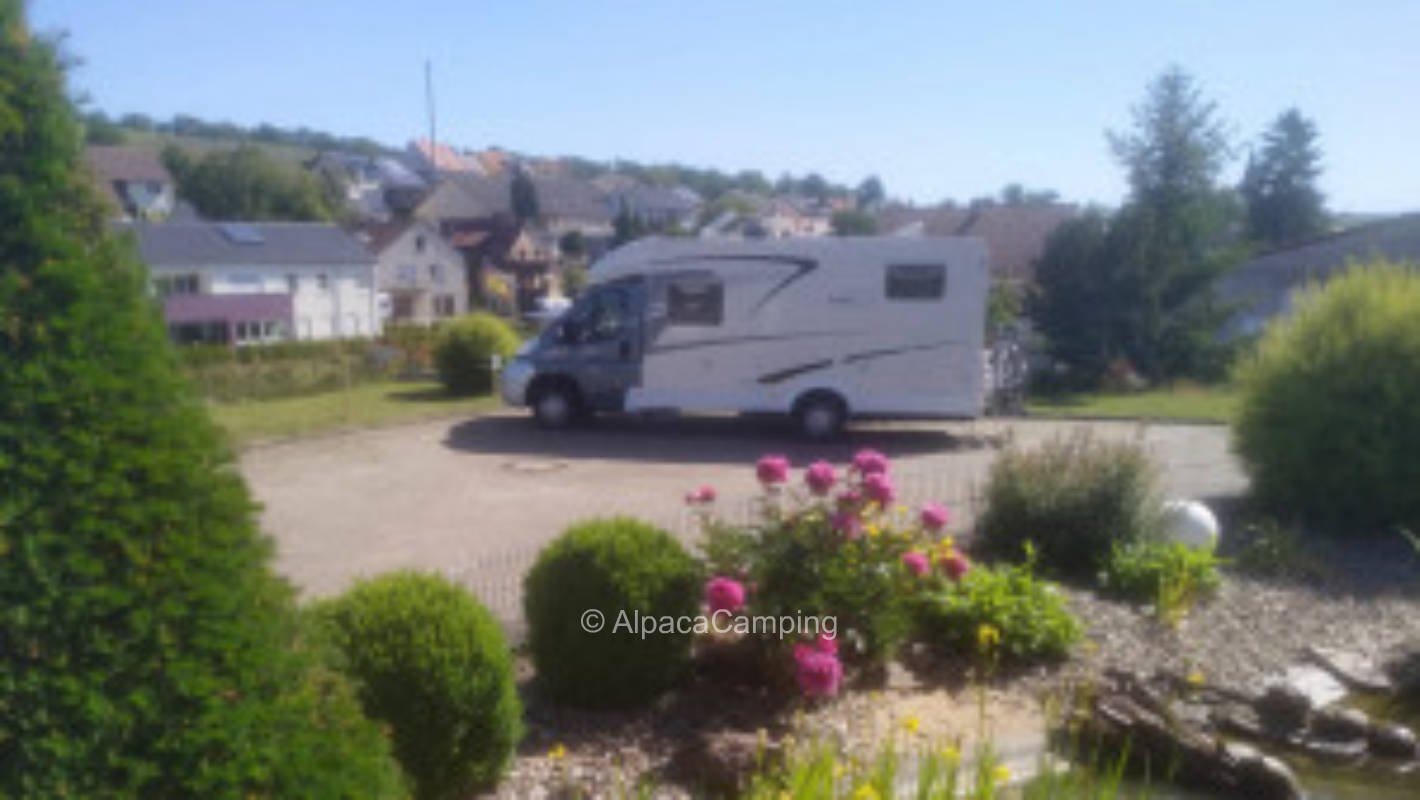 Stellplatz direkt auf dem Weingutsinnenhof #1