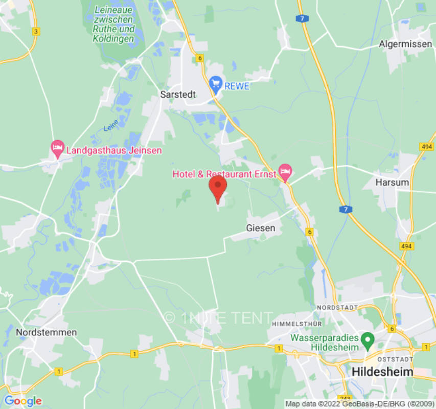 Campground in Giesen, privater Stellplatz
