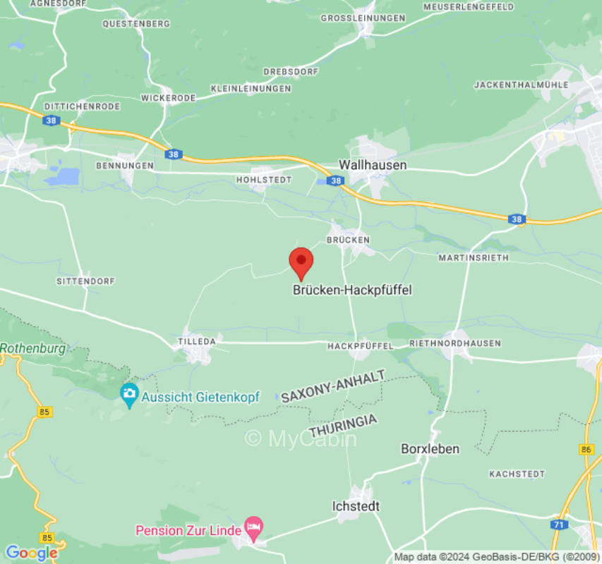 Garten mit Ostbäumen mit schönem Weitblick