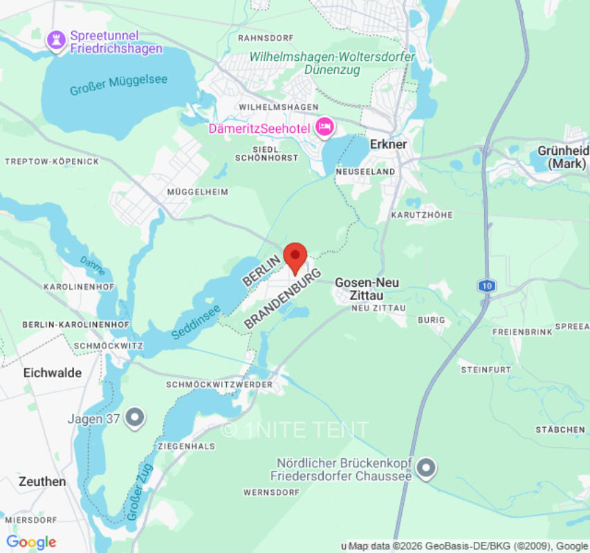 Zeltplatz in Gosen-Neu Zittau