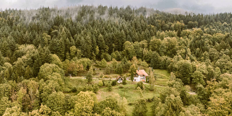 Stellplatz mit ausblick in die rheinebene