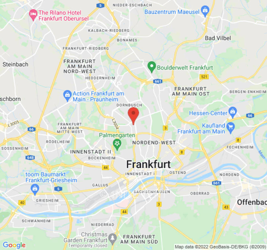 Campground in Frankfurt on the Main