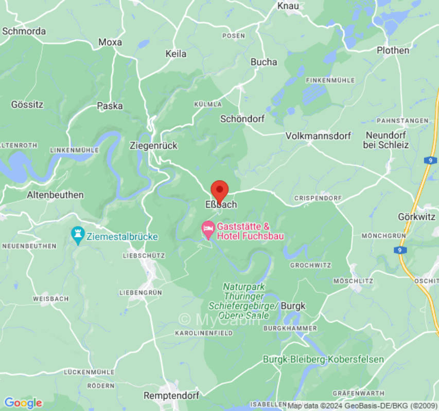 Abgelegene Wiese-Naturpark Thür. Schiefergebirge