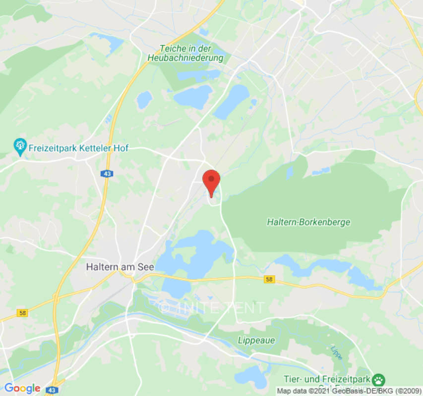 Campground in Haltern on the lake