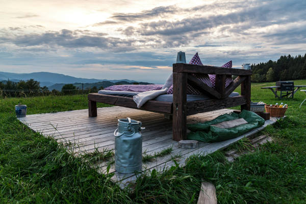 A bed in the Black Forest