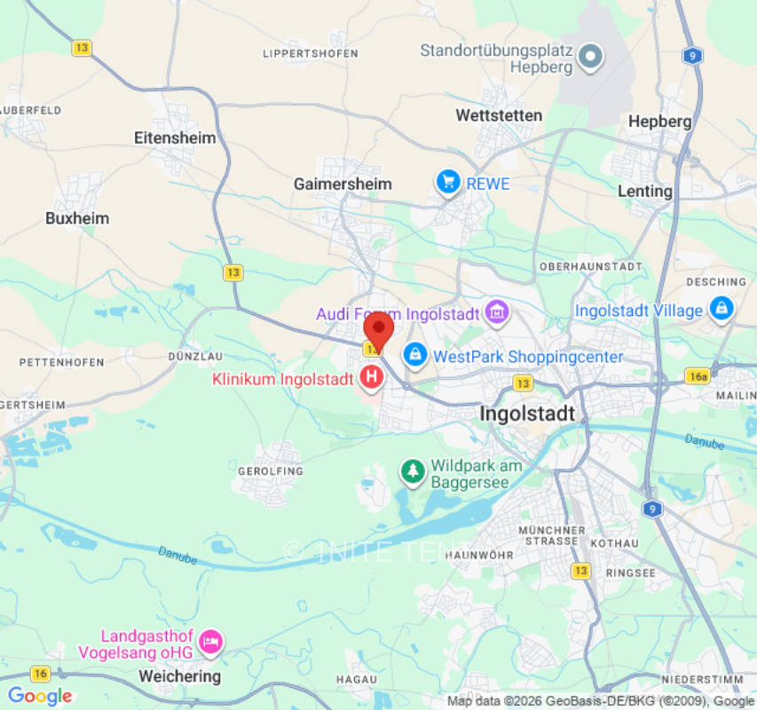 Zeltplatz in Ingolstadt