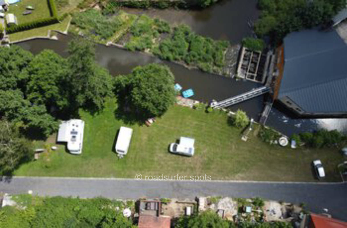 Motorhome pitch at the Hofemühle 5x7m